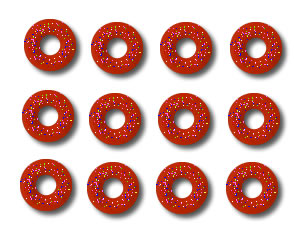 algebra factoring step 1 on the example of 12 doughnuts