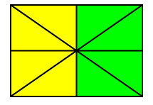 part-whole fractions in a rectangle