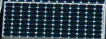 solar panels subdivided in equal subparts as an example of fractions