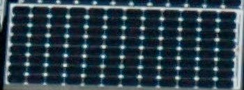 solar panels subdivided in equal subparts as an example of fractions